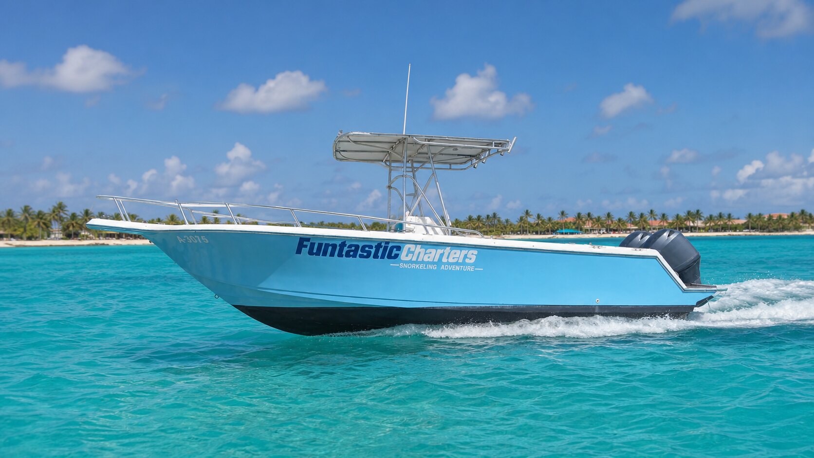 Private snorkeling with Funtastic Charters in Aruba